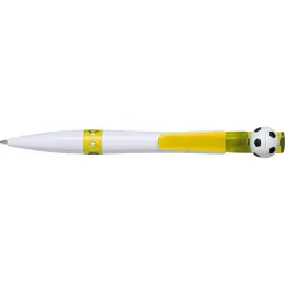 Football Design Ballpoint Pen Yellow